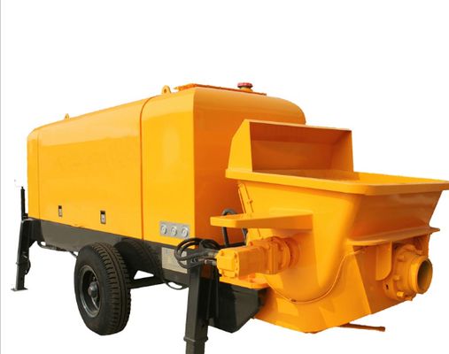 Durable Trailer Concrete Pump Smooth Operations In Construction Infrastructure Projects